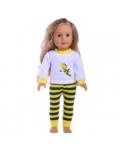 3 Style moda zestaw piżamy ubrania i akcesoria 18 cal Amerykańskie dziewczyny lalki