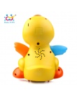 HUILE TOYS 808 Dziecko Zabawki EQ Trzepotanie Żółta Kaczka Niemowląt Brinquedos Bebe Elektryczne Uniwersalny Zabawki dla Dzieci 