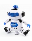 Nowy Smart Przestrzeni Tańca Walking Robot Pies Elektroniczne Zabawki Z Muzyką Astronauta światła Boże Narodzenie Nowy Rok Preze