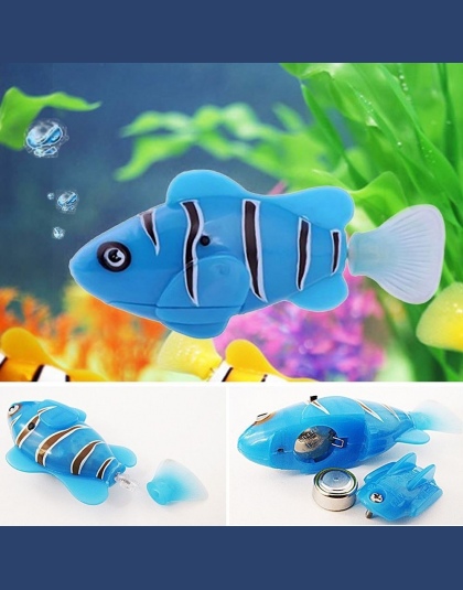 Dzieci Śmieszne Zabawki Do Kąpieli Elektroniczne Zwierzątko Połowów Zbiornik Dekorowanie Robot Ryby Pływanie Ryb Elektroniczny Z