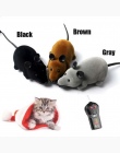 Bezprzewodowy Pilot Zdalnego Sterowania Mysz Elektroniczny RC Myszy Zabawki Prezent Dla Dzieci Mysz Miłość Słodkie Zabawki Brązo
