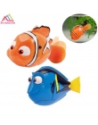 Robot Mały Dory SERMOIDO Nemo Ogon Ryby Pływanie Lalki Kolorowe Peruki Syrenka Dziecko Elektroniczne Zwierzątko Zabawki Robofish