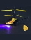 Mini Rc Helicopter Radio Pilot Samolotu Kanałowy Micro Drone świecenia led latający Indukcja samoloty dla Dzieci Prezent