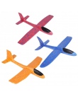 49 cm Mini Pianki Rzucanie Latający Samolot Samolot Ręcznie Uruchom Darmowa Latać Samolot Rzut Ręka Samolot Puzzle Modelu Zabawk
