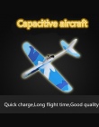 Samoloty Kondensator Electric Hand Uruchomienie Rzucanie Szybowca Samolotu Inercyjne Pianki EVA Zabawki Samolot Model Odkryty Za