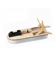 Koło łodzi wiosła Technologia mała produkcja diy handmade puzzle montażu zabawki nauki zabawki elektryczne łódź zabawki