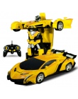 2 W 1 Sport RC Zdalnego Sterowania Modeli Samochodów Transformacja Roboty Deformacji Samochodu RC Roboty Dzieci Zabawki Dla Dzie