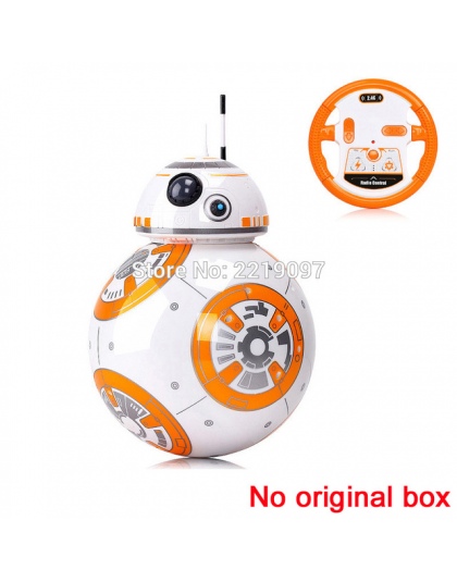 Szybka dostawa BB-8 Piłka 20.5 cm Star Wars RC BB 8 BB8 Droid Robot 2.4G Zdalnego Sterowania Inteligentny Robot Figurka Model za