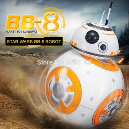 Upgrade BB-8 Piłka 20.5 cm Star Wars RC Droid Robot 2.4G Zdalnego kontrola BB8 Inteligentny Z Dźwiękiem Robot Zabawka Dla Dzieci