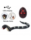 Nowość Pilot Naja Cobra Wąż Zwierząt Przerażający Mischief Zabawki RC Snaker Safari Ogród Rekwizyty Sztuczka Joke Prank Prezent