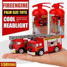 Symulacja Mini Silnik Ognia Ogień Ciężarówka RC dla Dzieci Zabawki Akumulator Pilot Fire-gaszenia Cysterna Wody Zabawki Dla Dzie