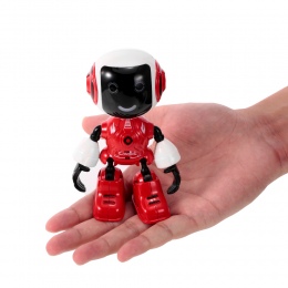 99611 Mini RC Robot Inteligentny Robot Dotykowy Sterowania DIY Modelowanie Dyskusja Led RC Zabawki Posiadacz Telefonu Prezent dl