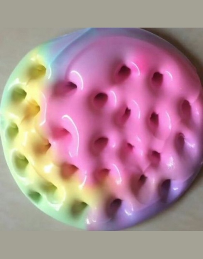 6 Kolor Rainbow Kolor Plastelina Szlam Szlam Puszyste Stress Relief Szlam Zabawki Ciekawe Zabawki Prezenty Dla Dzieci Prezent An