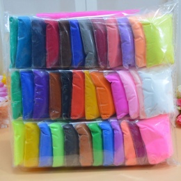 36 kolory Z 3 Narzędzi Powietrza Suszącego Super Lekki Plastikowe Polimeru gliny Kolorowe Plastelina Edukacyjne Miękkie Zabaw Ci