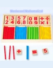Montessori Zabawki Dla Dzieci Puzzle Drewniane Matematycznych Edukacyjne Zabawki Numer Liczenia Sticks Zabawki Dzieci Matematyki
