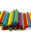 100 sztuk Kolorowe Bambusa Liczenia Kije Matematyka Pomoce Dydaktyczne Montessori Liczenia Pręt Dzieci Przedszkole Matematyka Na