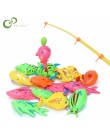Połowów magnetyczne Zabawki Gry dla Dzieci 1 sztuka Pręt + 10 sztuk 3D Ryby Wanienka Zabawki Na Zewnątrz ryb i wędka zabawki GYH