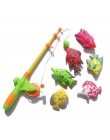 Połowów Magnetyczne Zabawki dla dzieci Z 6 ryby + jeden Wędka Zabawy Na Świeżym Powietrzu gry Sportowe Zabawki Ryb rodziny Preze