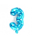 16 Cal Niebieski/różowy liczba Balony szczęśliwy urodziny Wesele szczęśliwy nowy rok Dekoracji Ubrany Dziecko Śmieszne Zabawki