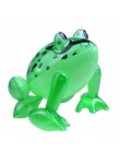 1 sztuk Przyjazne PCV Żaba Zabawki Dmuchane Dzieci Green Frog Shaped Balony Nadmuchiwane Cartoon Zwierząt Zabawki dla chłopca No