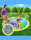 100 cm Summer dzieci Zabaw Na Świeżym Powietrzu Gry Wodne Mata Plażowa Trawnik Nadmuchiwane Tryskaczowej Poduszki Zabawki Podusz