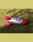 Nowe Zabawki Dmuchane Napompować Czerwony Rakiety Modelu Zabawki Dla Dzieci Urodziny Strona Dekoracji Zabawki Astronauta Miejsca