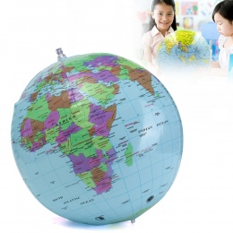 JIMITU 40 cm Nadmuchiwane Świata Globu Klasie Basen Ball Geografii Edukacji Nauczania Pomocy Mapa dzieciak Zabawki Mapa Nadmuchi