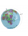 JIMITU 40 cm Nadmuchiwane Świata Globu Klasie Basen Ball Geografii Edukacji Nauczania Pomocy Mapa dzieciak Zabawki Mapa Nadmuchi