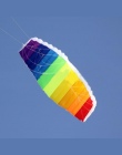 Darmowa wysyłka podwójna linia 1.5 m stunt Parafoil latający latawce rainbow Sportów Plażowych kitesurfing kite z uchwytem ripst