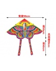 1 SZTUK 50 cm Kolor Motyl Kolor Butterfly Style Składany Latawiec Latawiec Hot Średni Tradycyjne Produkty Rekreacji Na Świeżym P