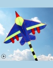Darmowa wysyłka wysokiej jakości 3 m długi air samolot latawiec zabawki nylon ripstop wei latawca latawiec z uchwytem linii myśl