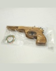Klasyczne Rubber Band Launcher Dzban nieograniczona bullet Drewniane Zabawki Pistolety Ręcznie Pistolet Strzelanie Pistolet Zaba