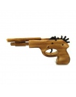 Klasyczne Rubber Band Launcher Dzban nieograniczona bullet Drewniane Zabawki Pistolety Ręcznie Pistolet Strzelanie Pistolet Zaba