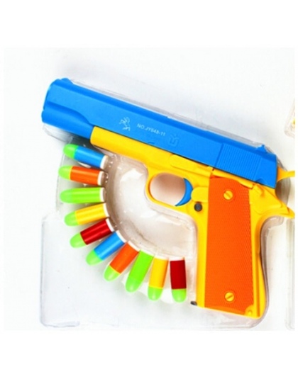1 sztuk Klasyczne Zabawki Pistolet M1911 Dla Dzieci Zabawki W Kształcie Broni Miękka Kula Karabinowa Plastikowe Rewolwer Dzieci 