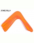 1 sztuka Drewniane Bumerang wysokiej jakości klasyczne V kształt latający dysk Latający Spodek Zabawki 40 metrów Popularne dziec