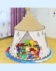 STOCZNI Kid Dom Namiot Przenośny Księżniczka Zamek 123*116 cm Obecne Powiesić Flagę Dzieci Teepee Namiot Namiot Zabaw Urodziny p