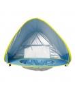 Dziecko namiot plażowy ochrony przed promieniowaniem uv sunshelter z basenem wodoodporna pop-up namiot markizy kid outdoor campi