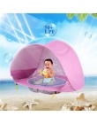 Nowe Dziecko Plaża Namiot UV ochrony Sunshelter z Basen Wodoodporna Pop Up Markizy Namiot Dzieci Outdoor Camping Parasolka Plaża