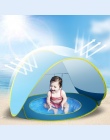 Nowe Dziecko Plaża Namiot UV ochrony Sunshelter z Basen Wodoodporna Pop Up Markizy Namiot Dzieci Outdoor Camping Parasolka Plaża