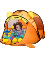 Kolorowy przenośny namiot dla dzieci w bajkowe wzory misia tygryska do zabawy domek ogrodowy domowy