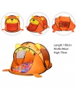 Przenośny Tiger Namiot Dla Dzieci Cartoon Zwierząt Dzieci Dom Zabaw Na Zewnątrz duża Pop Up Zabawki Namioty Wewnątrz Sieci Niemo