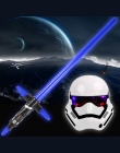 Nowy 1 SZTUK Star Wars miecz maska LED światła lampy teleskopowa Cosplay miecz broń działania wykres luminescencji miecze zabawk