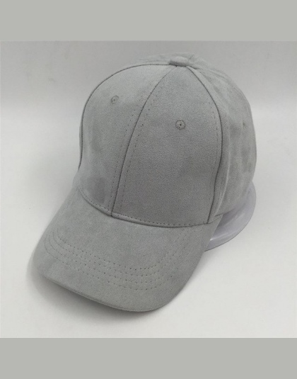 "MAXSITI U" Czysty kolor sztuczny zamsz baseball cap może być regulowana męska i damska rozrywka kapelusze akcesoria