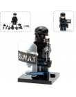 Miasto Policja Wojsko Swat Pistolet Broni Paczka Armii żołnierze Rysunek z Broń klocki Batman Najlepszy Prezent Dla Dzieci Zabaw