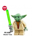 Pojedyncze Sprzedaż legoing Star Wars Blok Budynek Han Solo Anakin Darth Vader Yoda Jar Jar Zabawki Kompatybilne legoINGl starwa