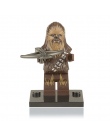 Star Wars Figurki Jedi Chewbacca Han solo Darth Vader leia hotsale Jango Fett Obi Wan Modele i Budowlane Zabawki Bloki dla dziec