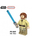 Pojedyncze Sprzedaż legoing Star Wars Łukasz Leia Han Solo Anakin Darth Vader Yoda Jar Jar Klocki Zabawki legoings figury bk37