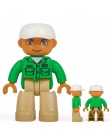 Gorąca Sprzedaż Action Figures Bloki Kompatybilny Z legoing Duplo Figurki Zwierząt Pociąg Klocki Zabawki Edukacyjne Dla Dziecka