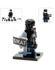 Wojsko Swat Policja Gun Broń Paczka Armii żołnierze cegiełki Cegły Zestaw Model MOC Ramiona Miasto Policja Wojskowy Serii