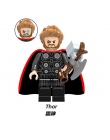 Diy Dla legoing Marveled Super Heroes Thanos Spider Man Iron Man Thor Loki Avengers 3 Nieskończoność Wojny Klocki Zabawki figure